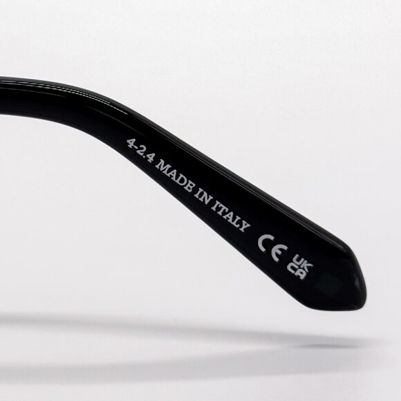 NEW OFF-WHITE OERI13D SPARKS 1007 SUNGLASSES WOMEN ROUND BLACK - Picture 8 of 10